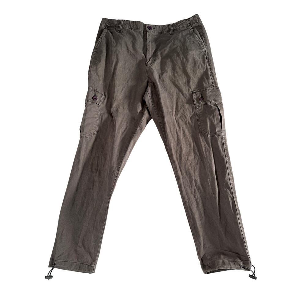 ASOS DESIGN Essential Tapered Cargo Pants – Gray – 34x32